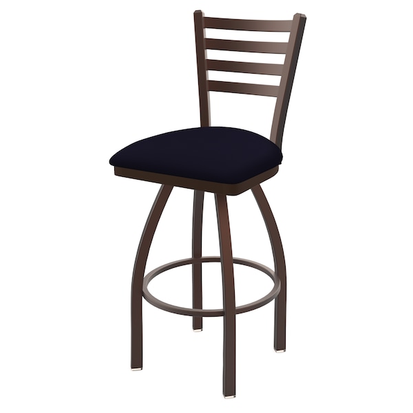 25" Swivel Counter Stool, Bronze Finish, Canter Twilight Seat